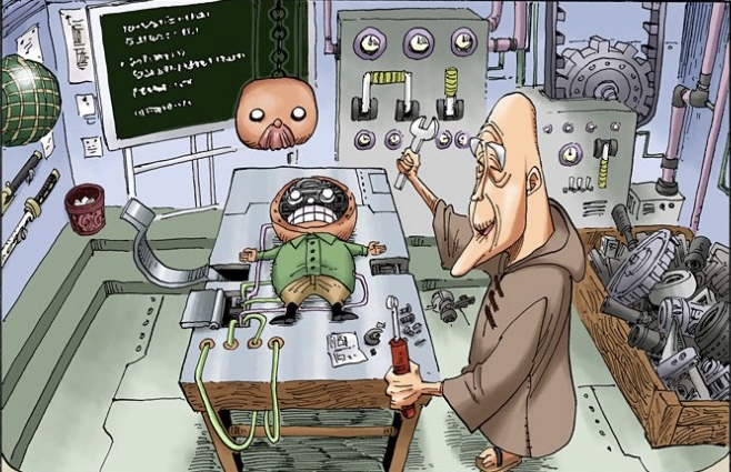 ワンピース 第448話 スペーシー中尉の走馬灯