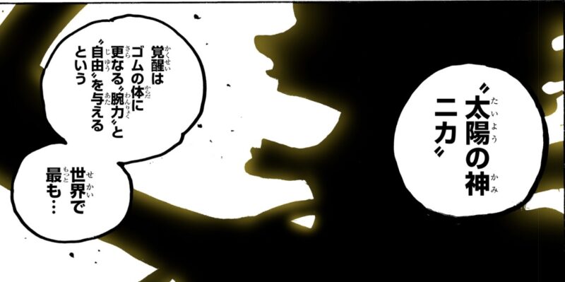 ワンピース 第1044話 覚醒はゴムの体に更なる“腕力”と“自由”を与えるという