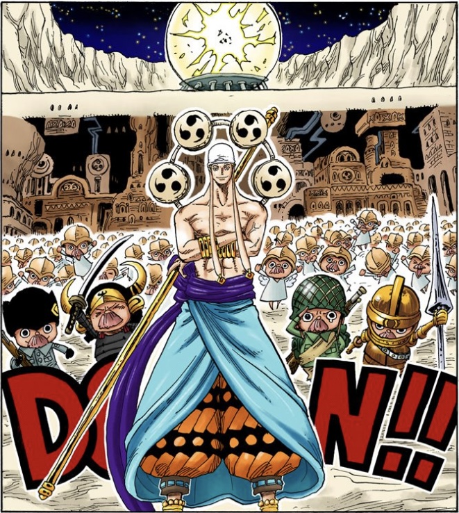 ワンピース 第474話 エネルのスペース大作戦最終回「燃料満タン! 立ち上がるエネル軍団」