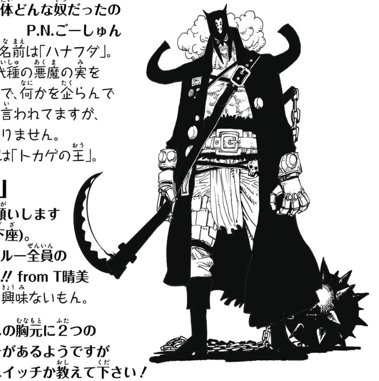 ワンピース 109巻SBS ハナフダ