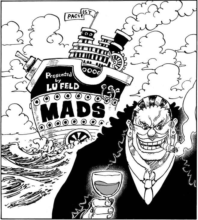 ワンピース 第1069話 闇金王ル・フェルドの慈善事業・平和研究所・MADS