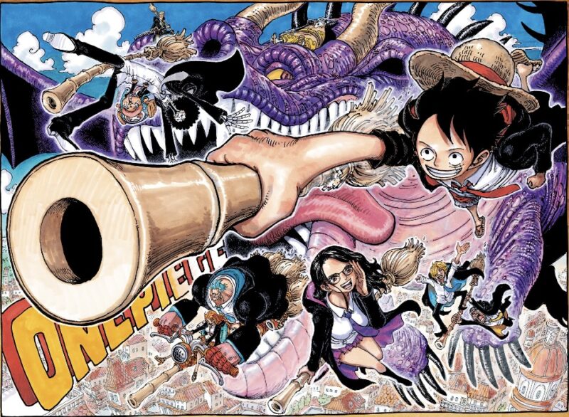 ワンピース 第1128話 巻頭カラー