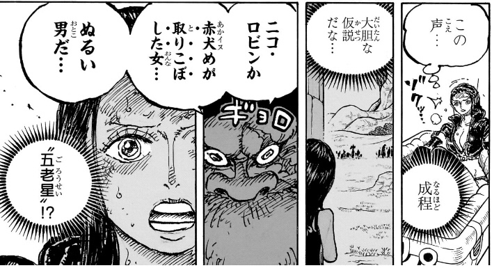 ワンピース 第1113話 ニコ・ロビンか 赤犬めが取りこぼした女…