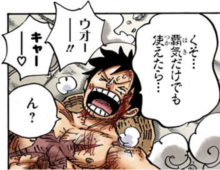 ワンピース 第935話 ルフィ「くそ… 覇気だけでも使えたら…」