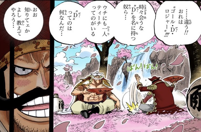 ワンピース 第576話 “D”が何であるかを白ひげに教えるロジャー