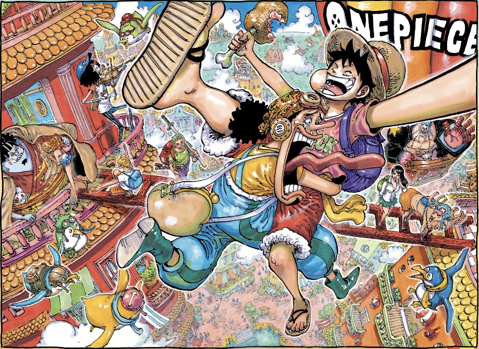 ワンピース 第1155話 巻頭カラー