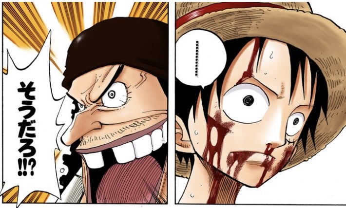 ワンピース 第225話 黒ひげティーチの言葉に無言のルフィ