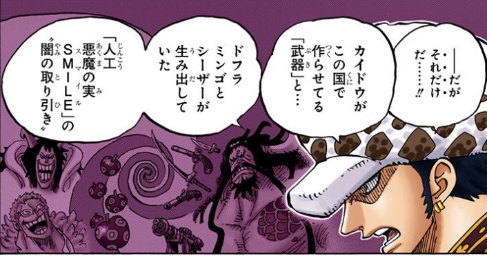 ワンピース 第922話 ドフラミンゴとカイドウの取り引き