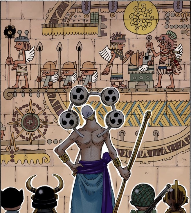 ワンピース 第470話 エネルのスペース大作戦vol.35「壁画に学ぶ。太古に生きた翼を持った‟月の人”」