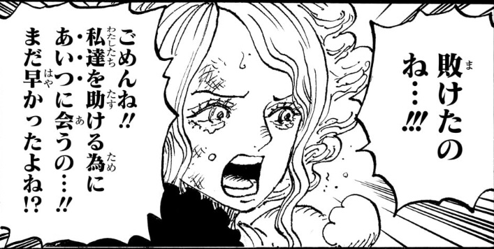 ワンピース 第1164話 エリス「あいつに会うのはまだ早かったよね!?」