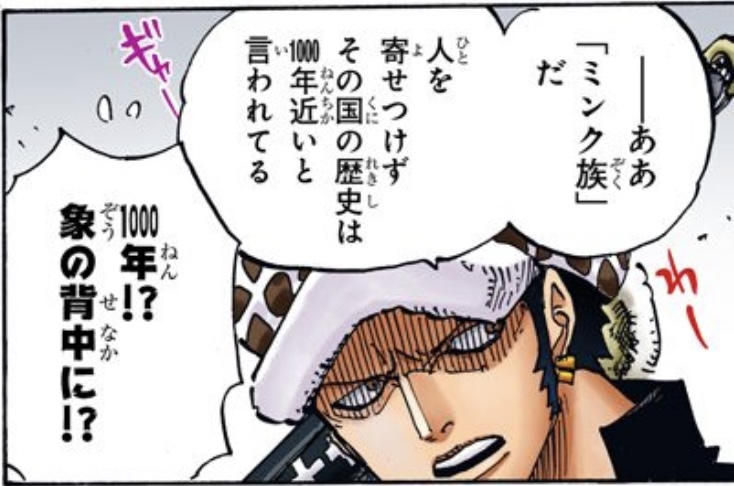 ワンピース 第802話 モコモ公国の歴史は1000年近いと言われてる