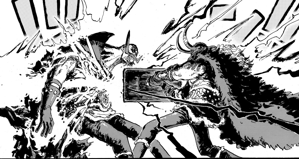 ワンピース 第1170話 ハラルドを攻撃するロキ