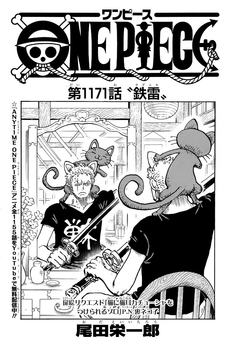 ワンピース 第1171話 扉絵