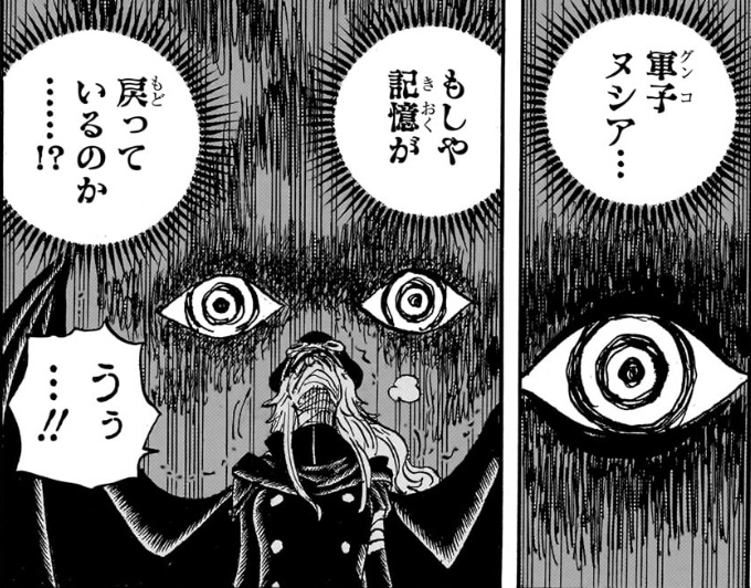 ワンピース 第1173話 イム「軍子 ヌシア... もしも記憶が戻っているのか...!?」