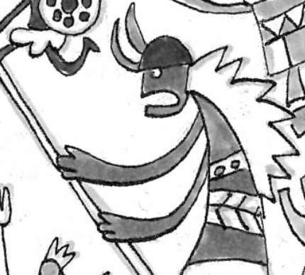 ワンピース 第1138話 壁画に描かれる古代巨人族