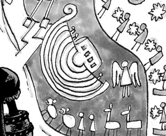 ワンピース 第1138話 壁画に描かれるノア