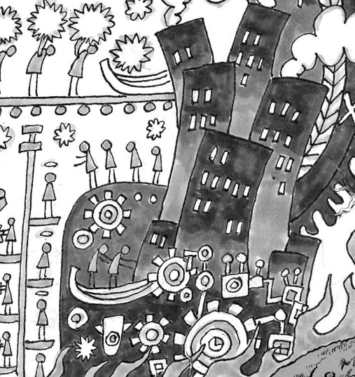 ワンピース 第1138話 壁画に描かれるプルトン