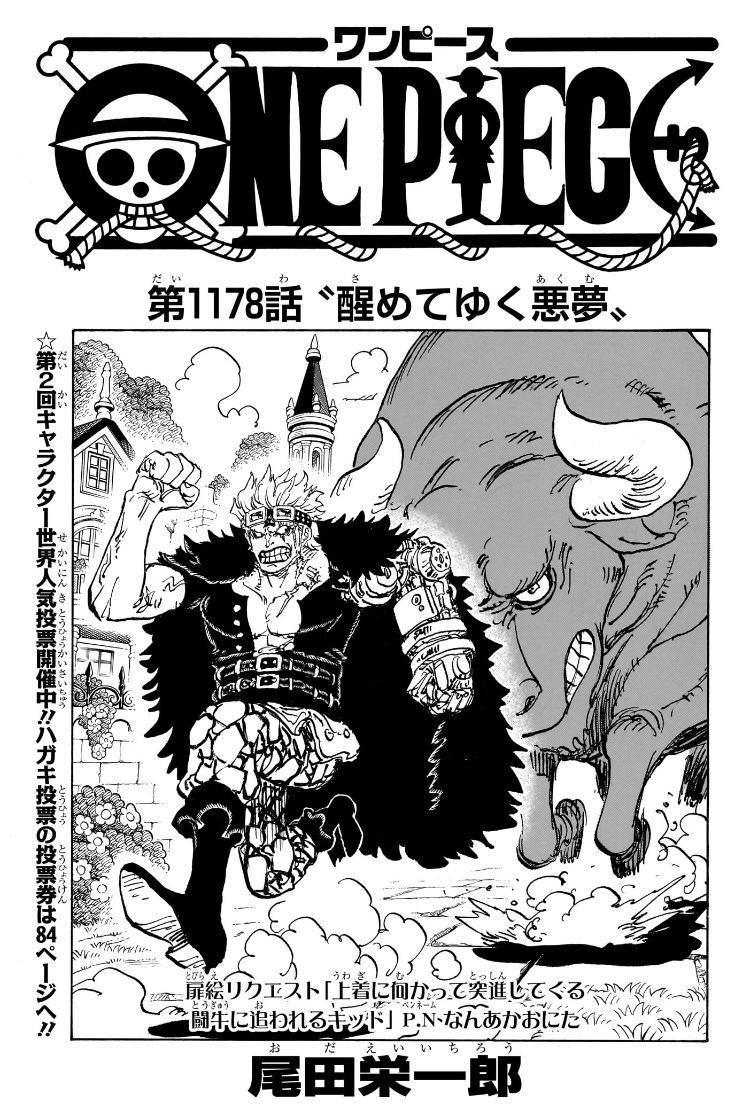ワンピース 第1178話 扉絵