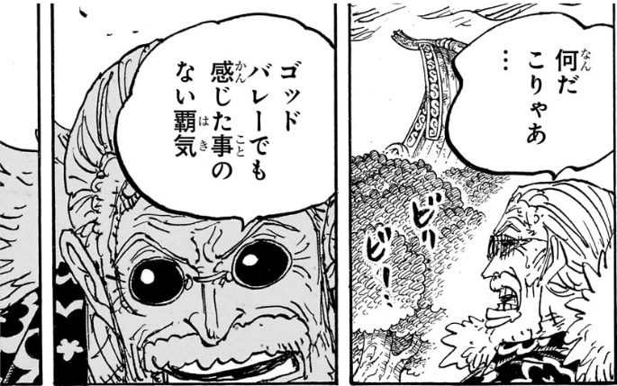 ワンピース 第1180話 ギャバン「ゴッドバレーでも感じた事のない覇気」
