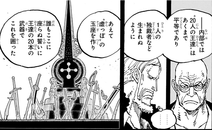 ワンピース 第1084話 虚の玉座の誓い