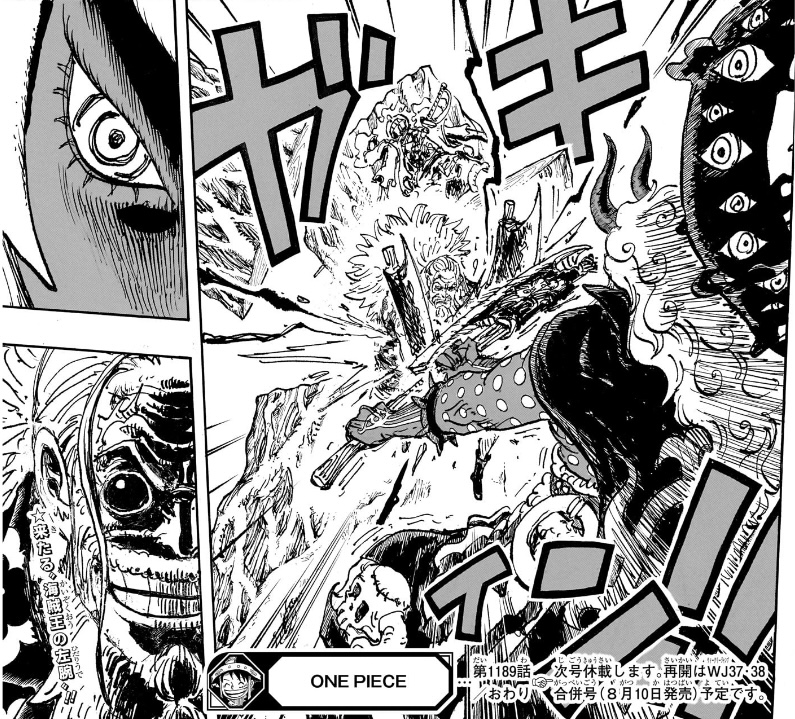 ワンピース 第1189話 海賊王の左腕ギャバン現る