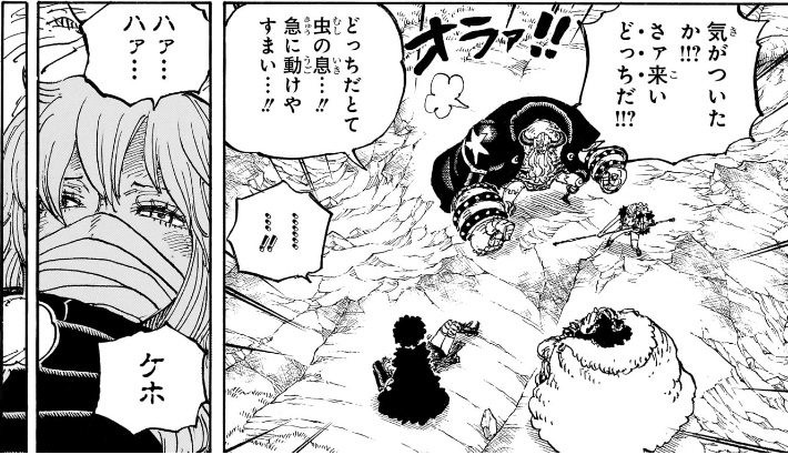 ワンピース 第1193話 ついに目覚めた軍子